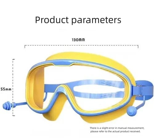 š„Last Day Promotion 49% OFF-š„HD children's large frame waterproof and anti-fog swimming gogglesš„½