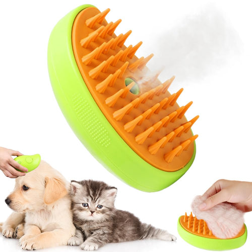 3-in-1 Pet Spray Grooming Brush