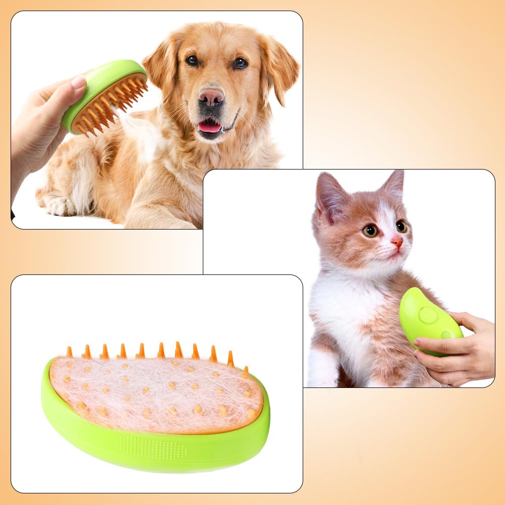 3-in-1 Pet Spray Grooming Brush