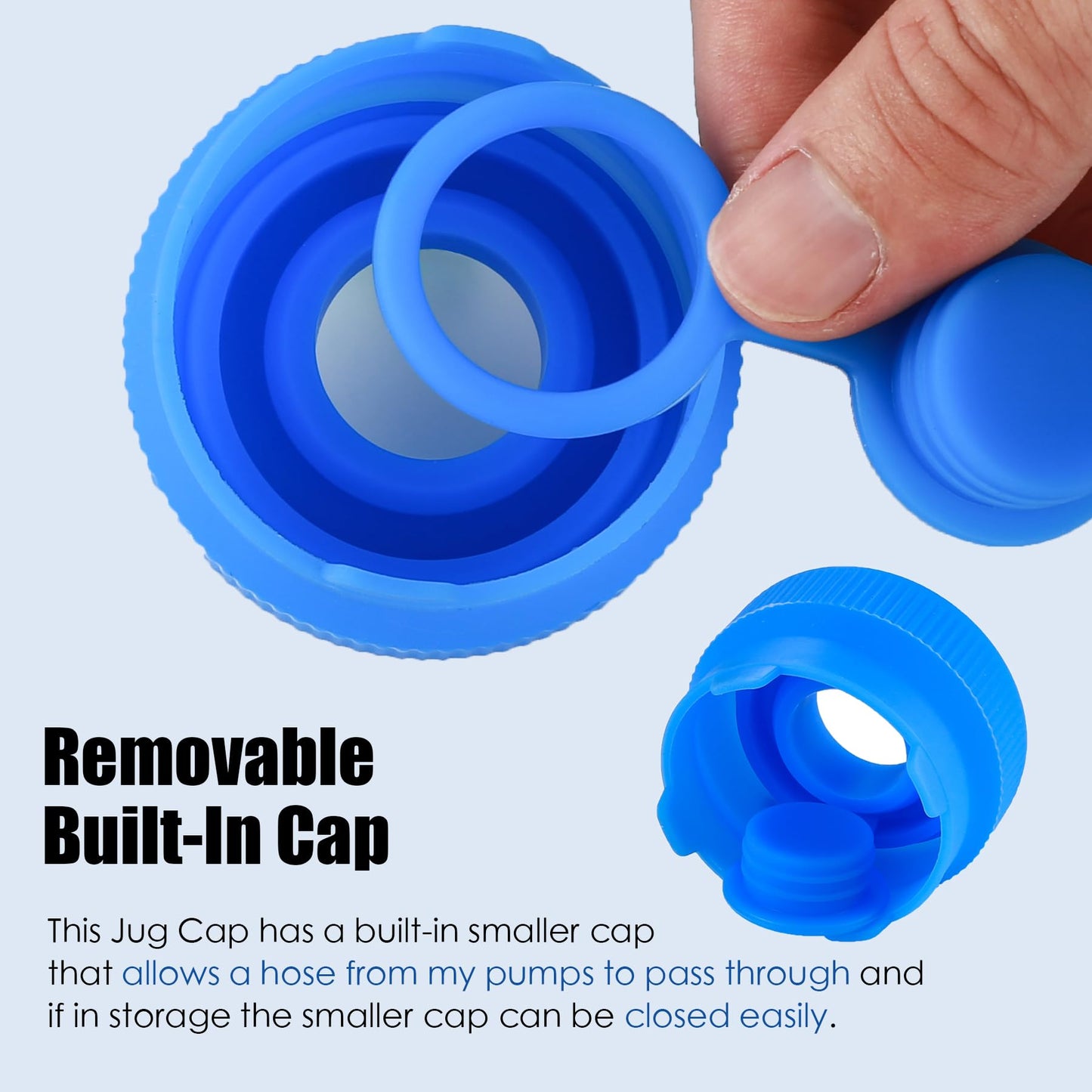 Leak-Free Water Bottle Dispenser Caps Lids