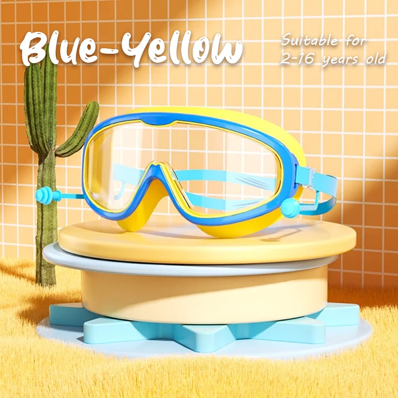 š„Last Day Promotion 49% OFF-š„HD children's large frame waterproof and anti-fog swimming gogglesš„½