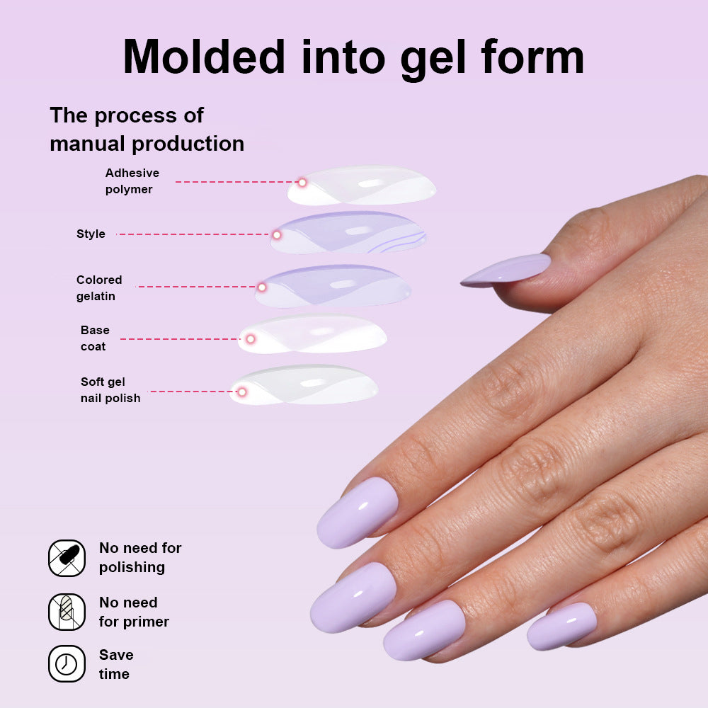 🔥Last day! Buy 1 Get 1 Free Toenail Press-Ons — Glue Included!🔥