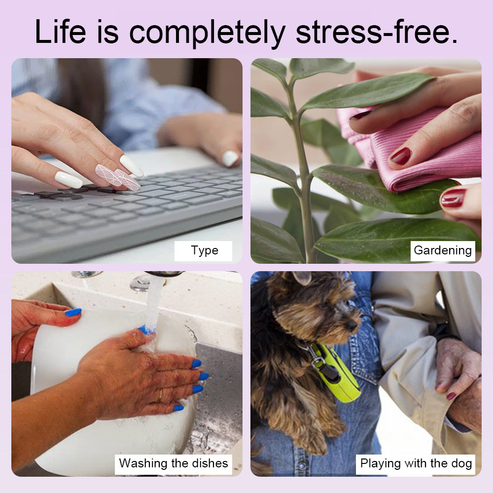 🔥Last day! Buy 1 Get 1 Free Toenail Press-Ons — Glue Included!🔥
