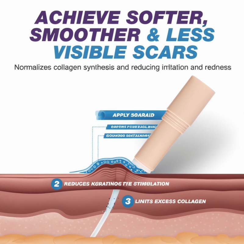 Skin Scar Solutions🛡️ 60% Silicone Scar Stick