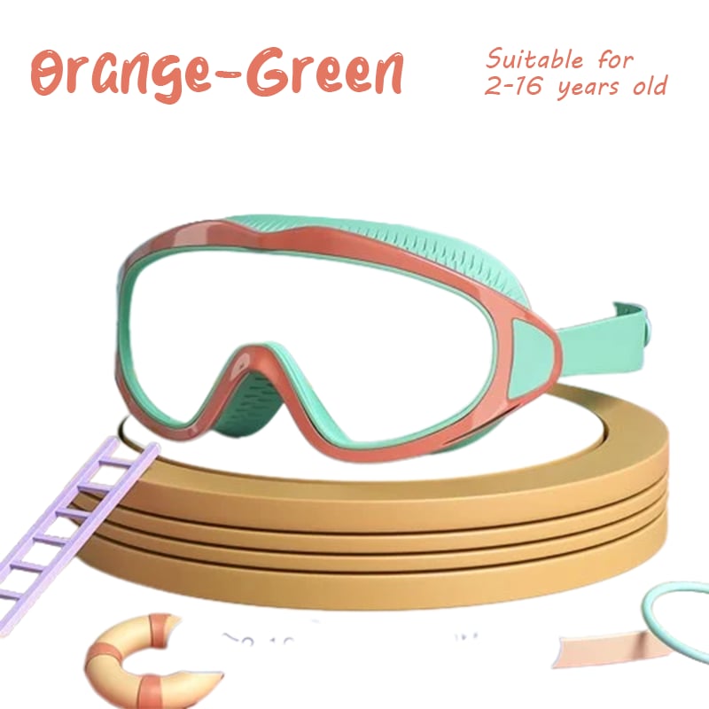 š„Last Day Promotion 49% OFF-š„HD children's large frame waterproof and anti-fog swimming gogglesš„½