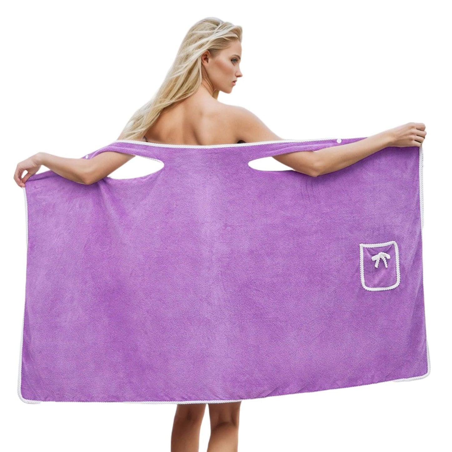 🔥HOT SALE 🎁Plus Size Women's Wearable Shower Skirt