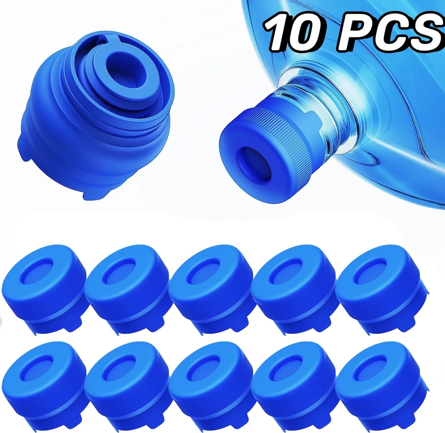 Leak-Free Water Bottle Dispenser Caps Lids