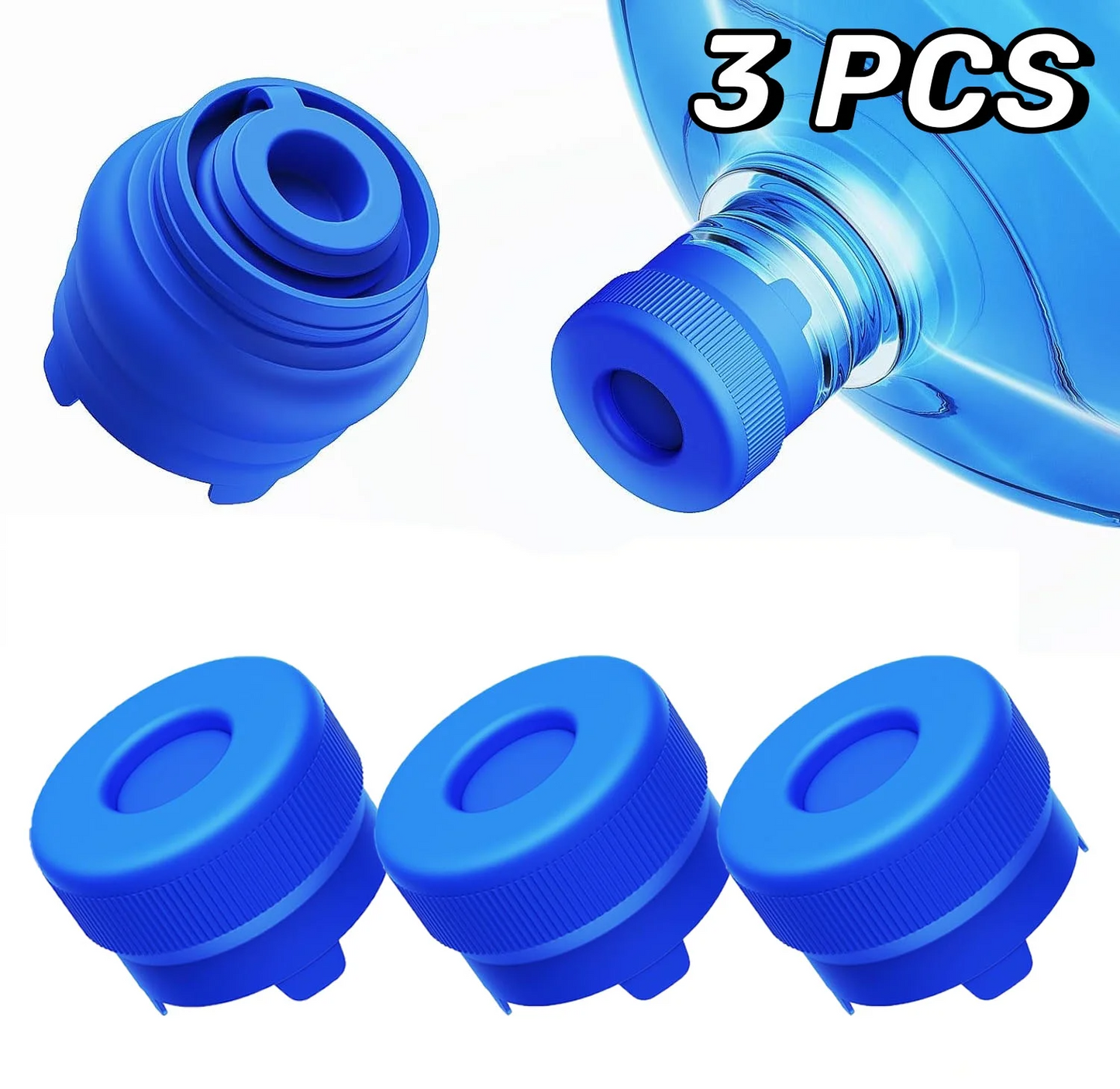 Leak-Free Water Bottle Dispenser Caps Lids