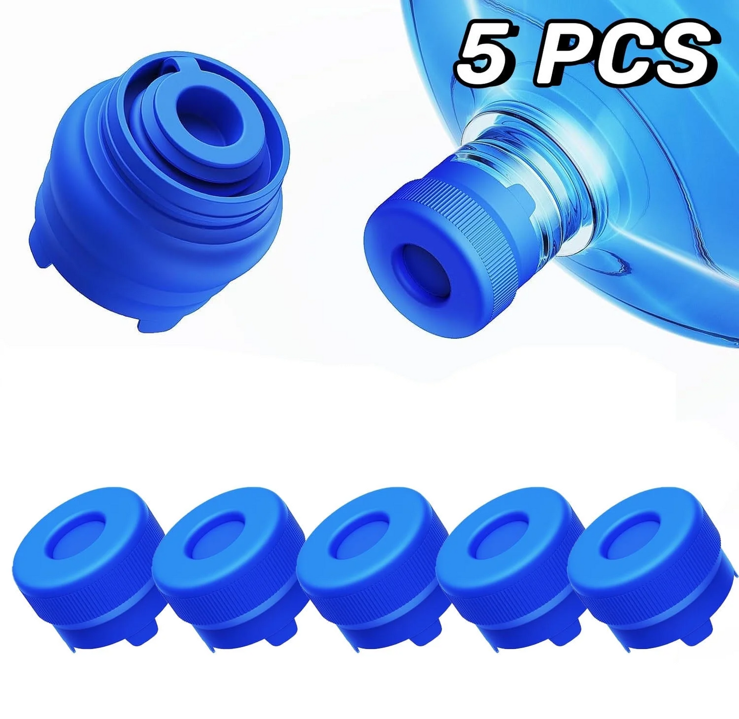 Leak-Free Water Bottle Dispenser Caps Lids