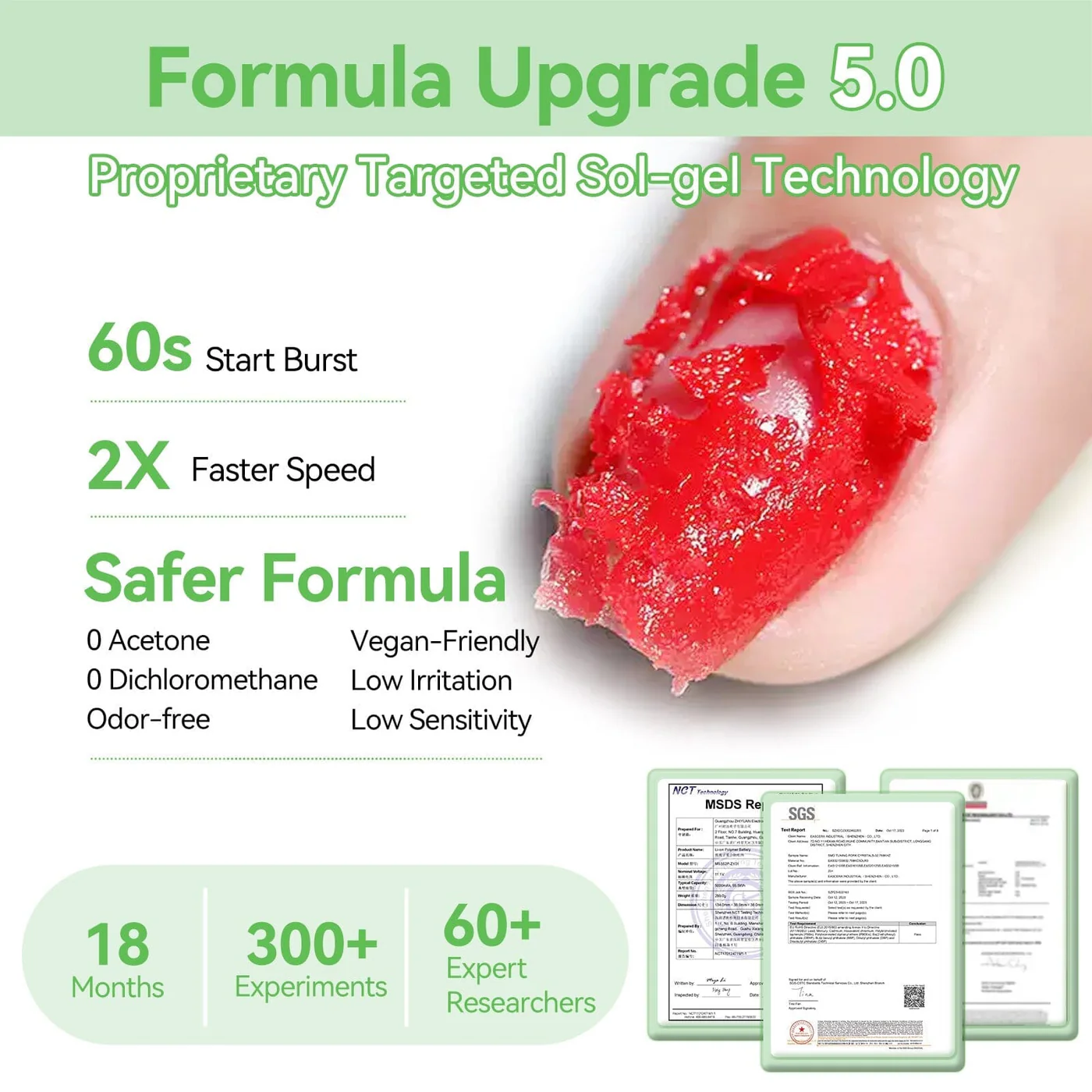 💅 5-Min Quick Removal, Gentle & Damage-Free🌿