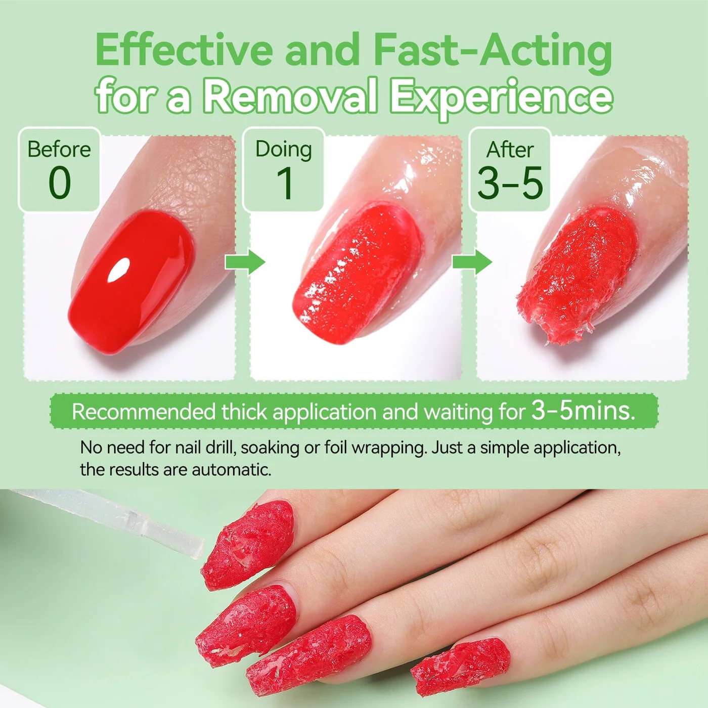 💅 5-Min Quick Removal, Gentle & Damage-Free🌿
