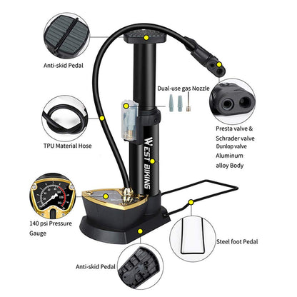 💨 Portable Air Pump — No Hand Effort Needed 🙌