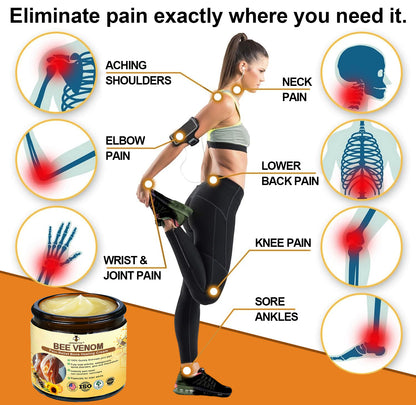 JEREMYTIS™ Bee-Venom Pain-Relief Bone Healing Cream🐝(Specially forolder adults & AAOS recommends)🔥