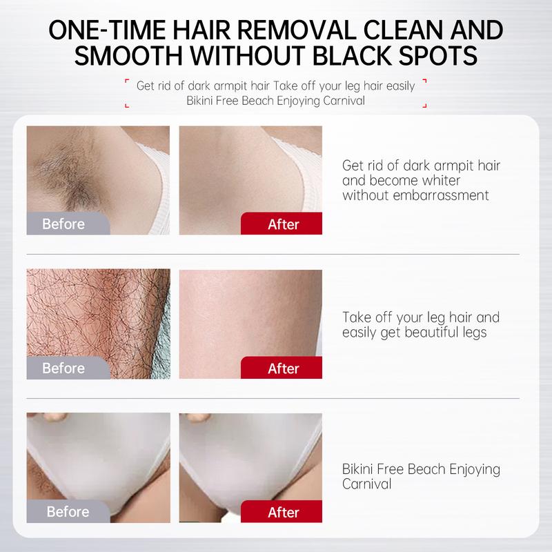 Painless Hair Removal Cream for Women & Men, Hair Removal Cream for Body, Back&Legs, All Skin Types