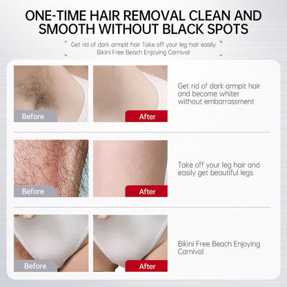 Painless Hair Removal Cream for Women & Men, Hair Removal Cream for Body, Back&Legs, All Skin Types