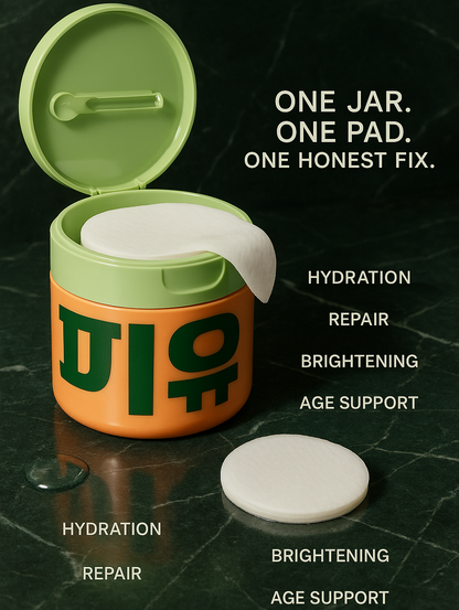 Korean Anti-Aging Toner Pads – Fades Dark Spots & Wrinkles Fast